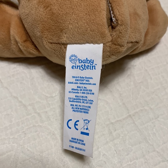 7” Puppy Press & Play Pals Musical Plush Toy by Baby Einstein - Picture 5 of 11